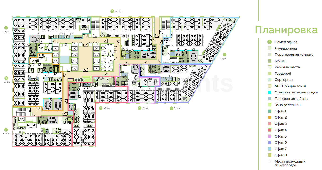 Офисные помещения, Андропова,10 - 2653 м², ID – 81225, арендовать по  выгодной цене в Москве | «Officepoints»